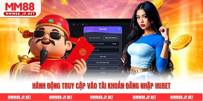 Hành động truy cập vào tài khoản đăng nhập MM88