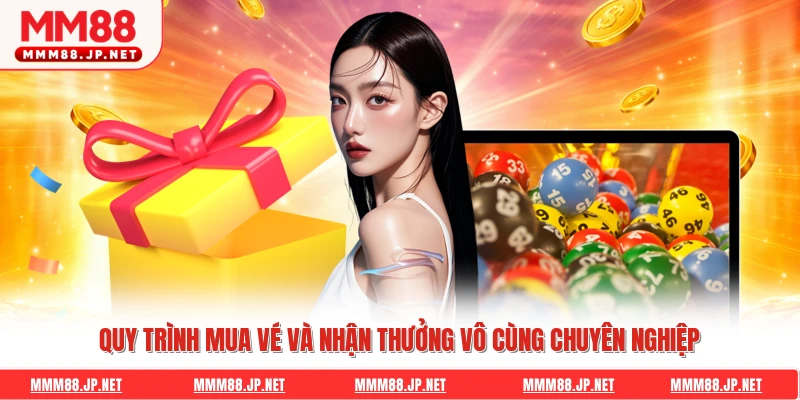 Quy trình mua vé và nhận thưởng vô cùng chuyên nghiệp