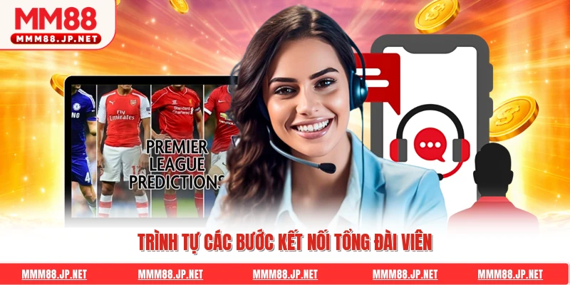 Trình tự các bước kết nối tổng đài viên